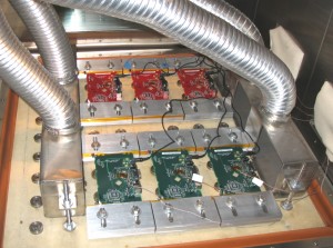 HALT of circuit boards in one of DES’s HALT chambers