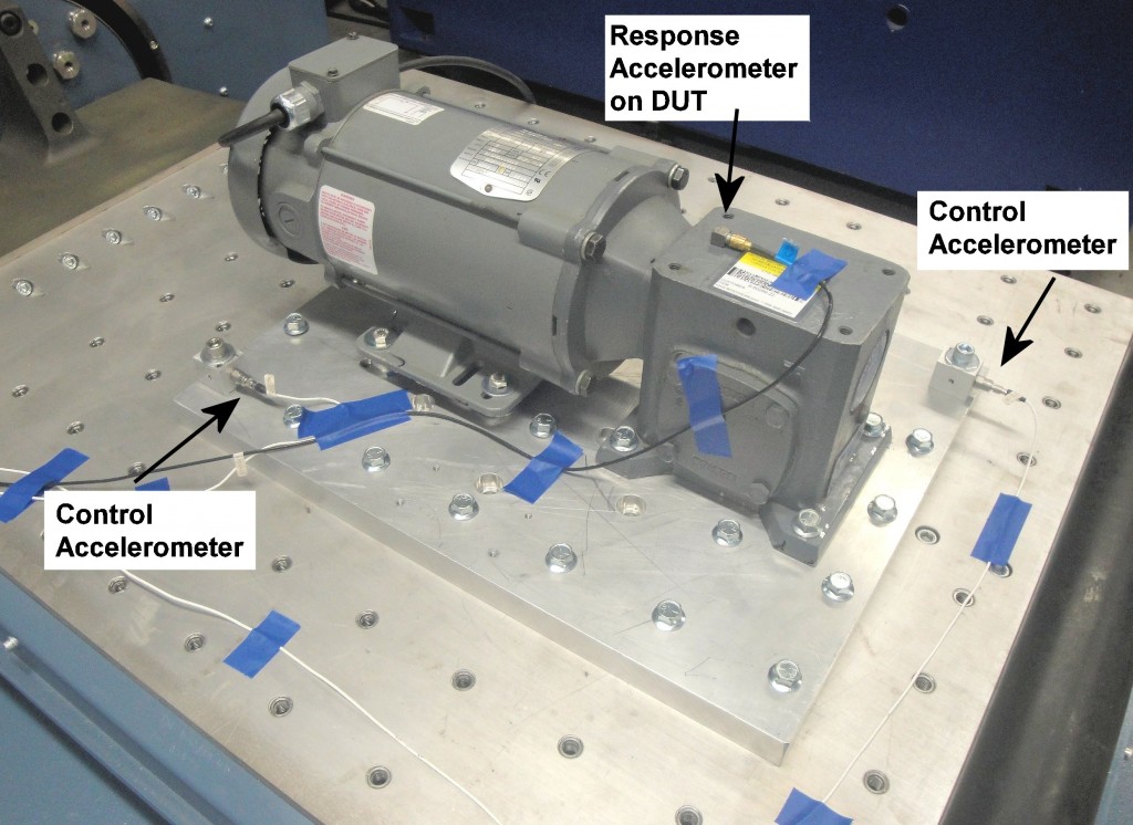 Figure 3. Response & Control Accelerometers