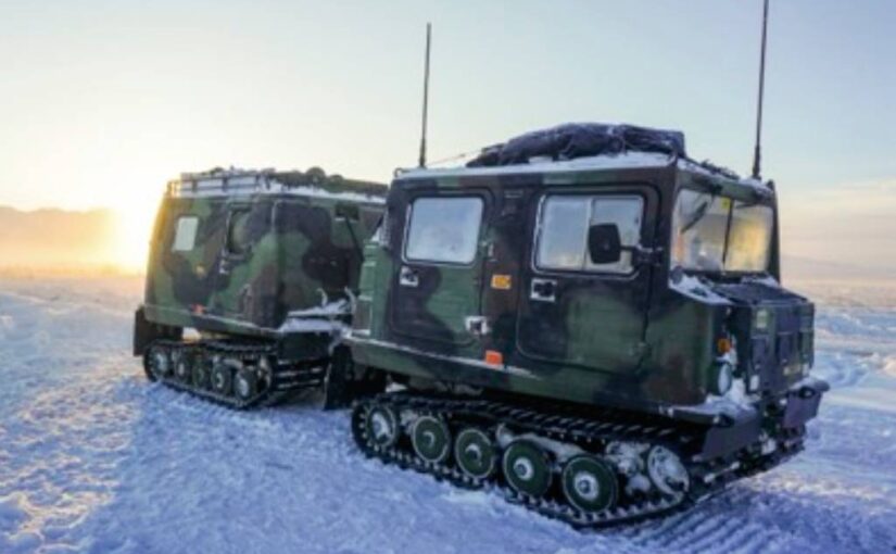 mil std 810 low temperature environment with military vehicles in the snow