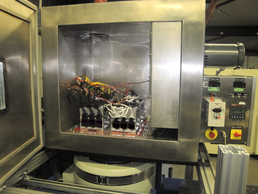 Figure 6. Combined Temperature and Vibration Testing at DES